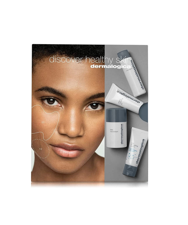 Discover Healthy Skin Set Dermalogica: Daily Skin Health, Hyaluronic Acid, Hydrating 48H, Daily, Cream, For Face &amp; Neck, 15 g + Daily Skin Health, Natural Essential Oils, Deep Cleans And Purifies, Cleansing Oil, For Face &amp; Eyes, 30 ml + Daily Ski