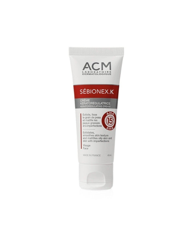 Laboratoire ACM, Sebionex K, Exfoliating, Cream, For Face, 40 ml