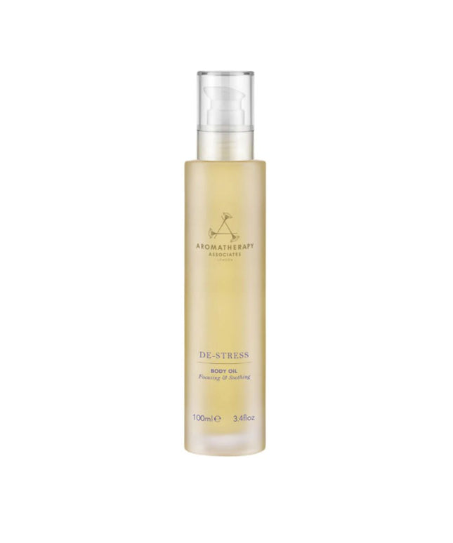 Aromatherapy Associates, De-Stress, Lavender, Rosemary &amp; Ginger, Relaxing, Body Oil, 100 ml *Tester