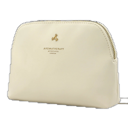 Aromatherapy Associates, Textile Makeup Bag, White