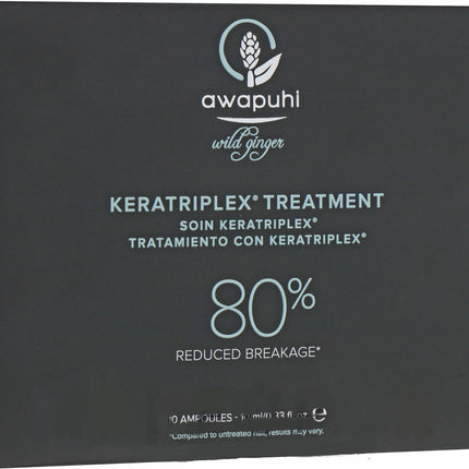 Set, Awapuhi Wild Ginger By Paul Mitchell, Keratriplex, Hair Treatment Lotion Mask, Anti-Breakage, 10 pcs, 10 ml