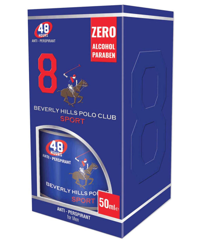Beverly Hills Polo Club, Sport, Deodorant Roll-On, For Men, 50 ml