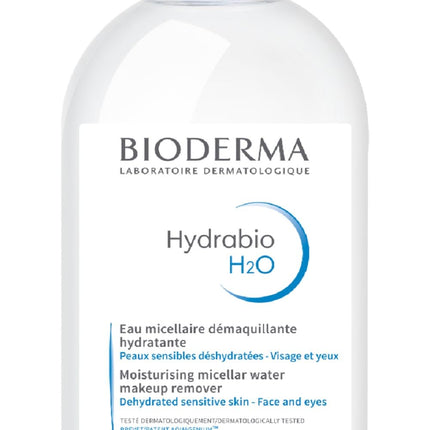 Bioderma, Hydrabio H2O, Cleansing, Micellar Water, For Sensitive &amp; Dry Skin, 500 ml