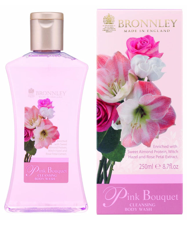Bronnley, Pink Bouquet, Cleansing, Shower Gel, For All Skin Types, 250 ml