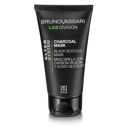 Bruno Vassari, Glyco System, Charcoal, Exfoliating, Cream Mask, For Face, 65 g *Tester