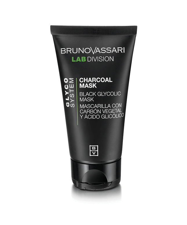 Bruno Vassari, Glyco System, Charcoal, Exfoliating, Cream Mask, For Face, 65 g *Tester