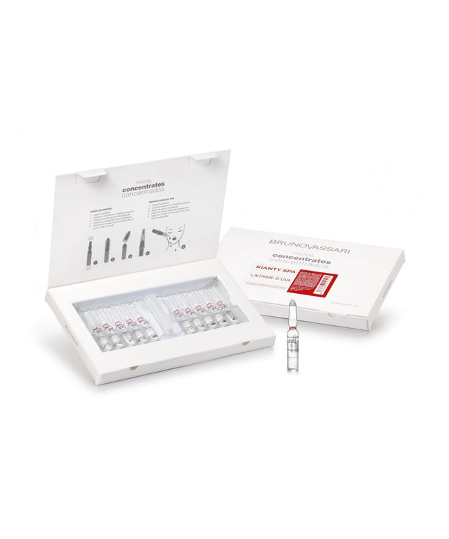 Set, Bruno Vassari, Kianty SPA, Grape, Anti-Ageing, Ampoules Treatment Serum, For Ageing, For Face, For Women, 10 pcs, 2 ml