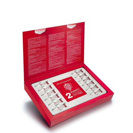 Set, Bruno Vassari, Kianty SPA, Grape, Lifting, Ampoules Treatment Serum, For Ageing, For Eyes &amp; Lips, For Women, 6 pcs