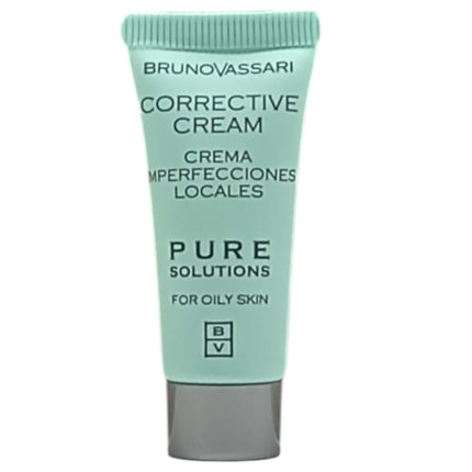 Bruno Vassari, Pure Solutions, Sulfur, Anti-Acnee, Night, Local Treatment Cream, For Acne Prone Skin, For Face, 5 ml *Sample