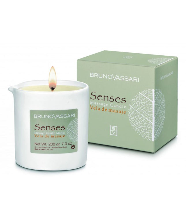 Bruno Vassari, Senses, Monoi, Massage Oil Candle, 200 g