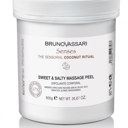 Bruno Vassari, Senses, Coconut Oil, Exfoliating Gel, 650 ml