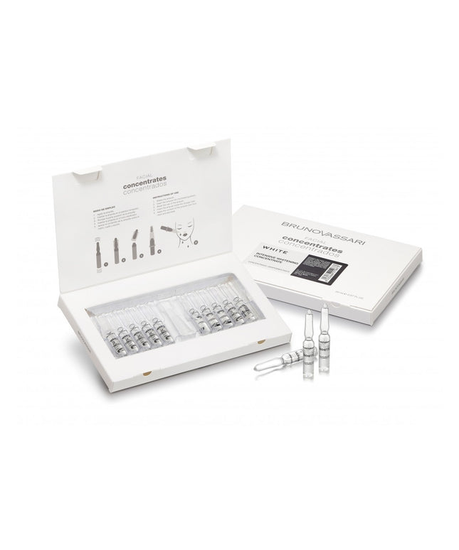 Set, Bruno Vassari, White, Whitening, Concentrate, For Face, 10 pcs, 2 ml