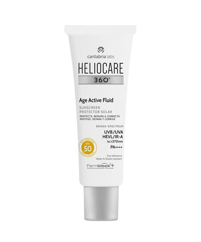 Cantabria, Heliocare 360º, Sun Protection, Day, Fluid, For Face, SPF 50, 50 ml