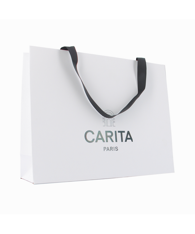 Carita Paris, Carita, Shopping, GWP Cardboard Bag, Ivory, Size L