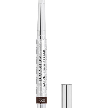 Christian Dior, Diorshow Brow Styler, Waterproof, Double-Ended, Eyebrow Cream Pencil &amp; Brush 2-In-1, 032, Dark Brown, 0.29 g