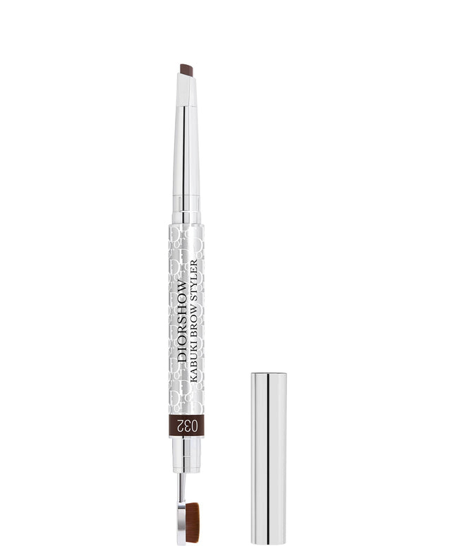 Christian Dior, Diorshow Brow Styler, Waterproof, Double-Ended, Eyebrow Cream Pencil &amp; Brush 2-In-1, 032, Dark Brown, 0.29 g