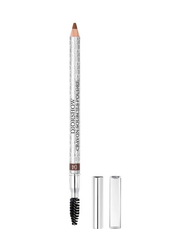 Christian Dior, Diorshow, Waterproof, Double-Ended, Eyebrow Cream Pencil &amp; Brush 2-In-1, 04, Auburn, 1.19 g