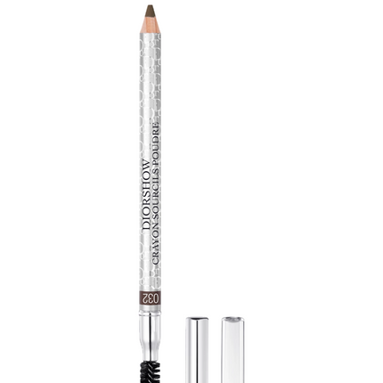 Christian Dior, Diorshow, Waterproof, Double-Ended, Eyebrow Cream Pencil &amp; Brush 2-In-1, 032, Dark Brown, 1.19 g