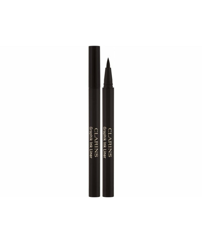 Clarins, Graphic Ink, Waterproof, Precise, Liquid Eyeliner, Intense Black, 0.4 ml