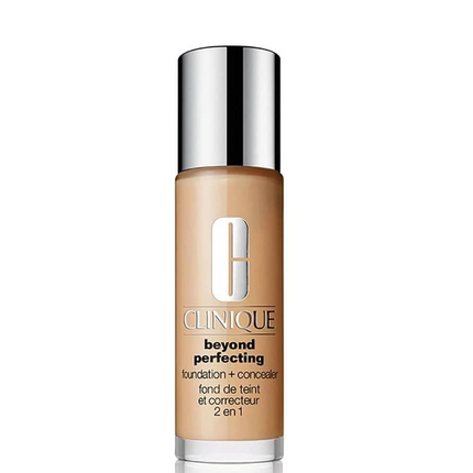 Clinique, Beyond Perfecting, Paraben-Free, Matte Finish, Liquid Foundation &amp; Concealer 2-In-1, 01, Linen, 30 ml *Tester