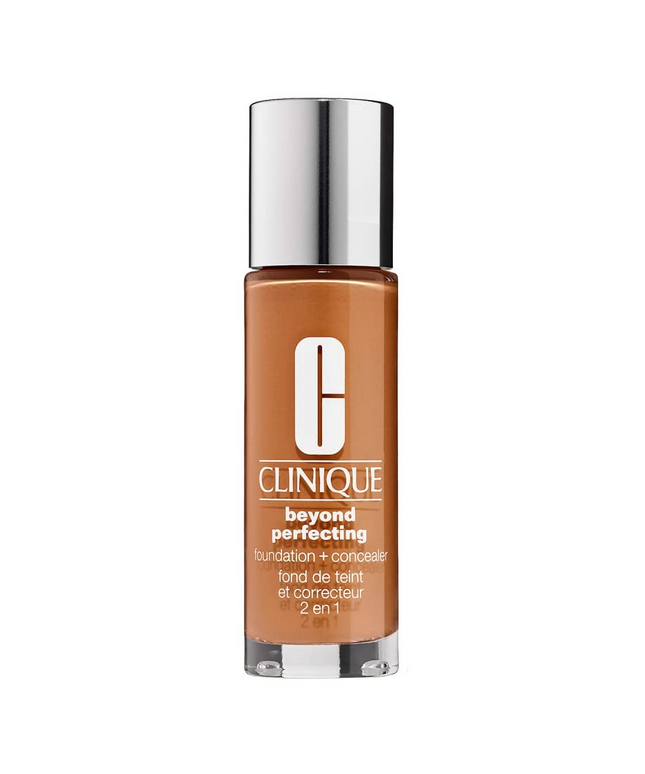 Clinique, Beyond Perfecting, Paraben-Free, Matte Finish, Liquid Foundation &amp; Concealer 2-In-1, 23, Ginger, 30 ml