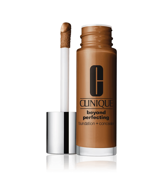 Clinique, Beyond Perfecting, Paraben-Free, Matte Finish, Liquid Foundation &amp; Concealer 2-In-1, 28, Clove, 30 ml