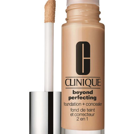 Clinique, Beyond Perfecting, Paraben-Free, Matte Finish, Liquid Foundation &amp; Concealer 2-In-1, 06, Ivory, 30 ml *Tester