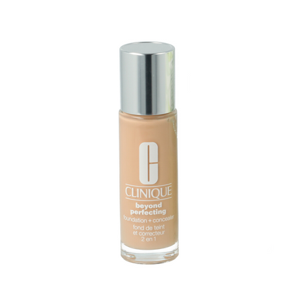 Clinique, Beyond Perfecting, Paraben-Free, Matte Finish, Liquid Foundation &amp; Concealer 2-In-1, CN 18, Cream Whip, 30 ml *Tester