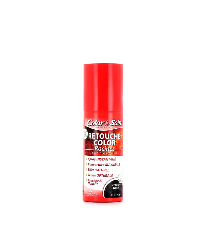 Color &amp; Soin, Retouche Color, Root Touch-Up Spray,  Black, 75 ml