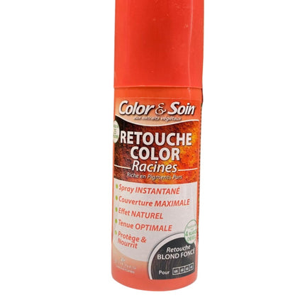Color &amp; Soin, Retouche Color, Root Touch-Up Spray,  Dark Blonde, 75 ml