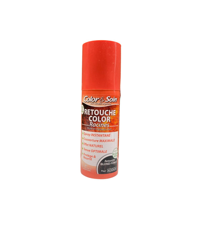 Color &amp; Soin, Retouche Color, Root Touch-Up Spray,  Dark Blonde, 75 ml