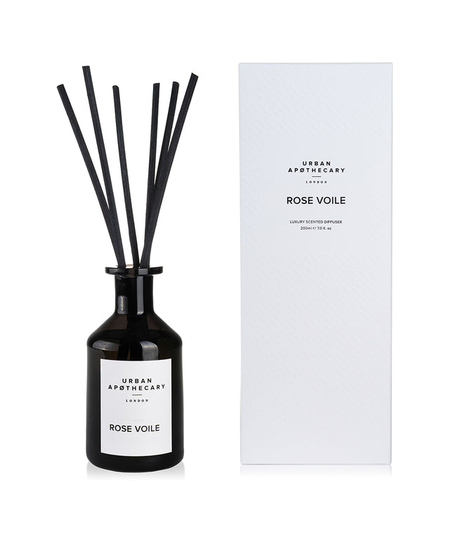 Urban Apothecary, Rose Voile, Stick, Aroma Reed Diffuser, 200 ml