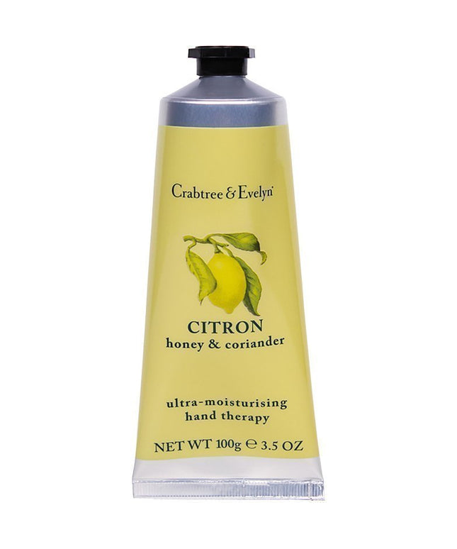 Crabtree &amp; Evelyn, Citron, Honey &amp; Coriander, Ultra-Moisturising, Hand Cream, 100 g