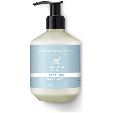 Crabtree &amp; Evelyn, Goatmilk &amp; Oat, Soothing, Liquid Soap, For Hands, 250 ml