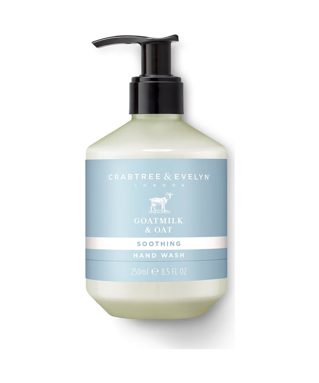 Crabtree &amp; Evelyn, Goatmilk &amp; Oat, Soothing, Liquid Soap, For Hands, 250 ml