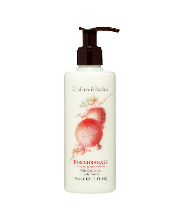 Crabtree &amp; Evelyn, Pomegranate, Argan &amp; Grapeseed, Quenching, Body Lotion, 250 ml *Tester