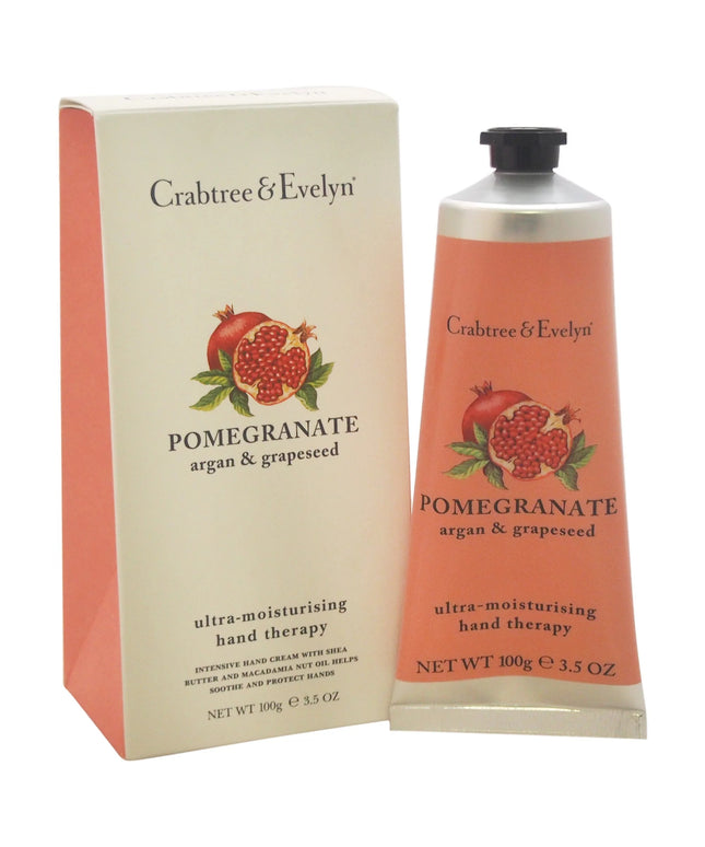 Crabtree &amp; Evelyn, Pomegranate, Argan &amp; Grapeseed, Ultra-Moisturising, Hand Cream, 100 g