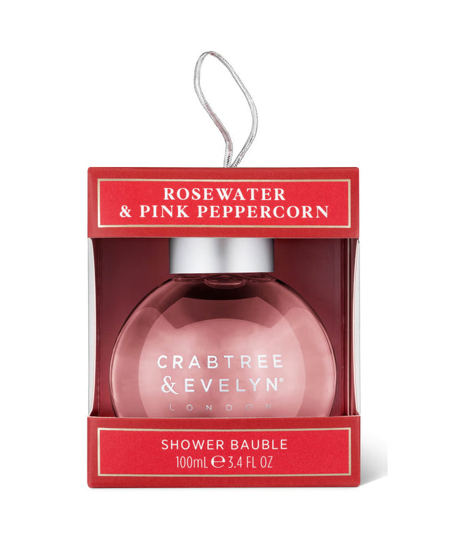Crabtree &amp; Evelyn, Rosewater &amp; Pink Peppercorn, Shower Gel, For All Skin Types, 100 ml