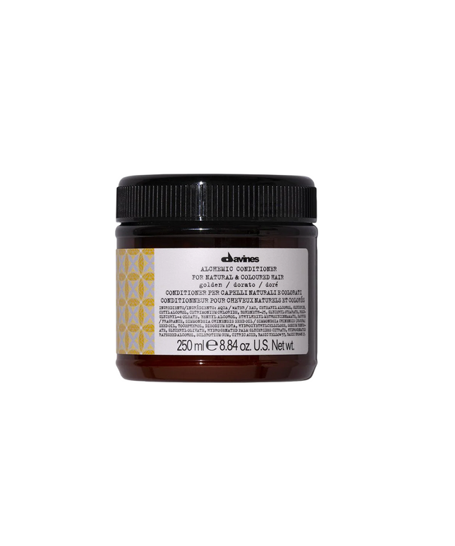 Davines, Alchemic, Hair Colour Conditioner,  Gold, Enhances Color Vibrancy, 250 ml