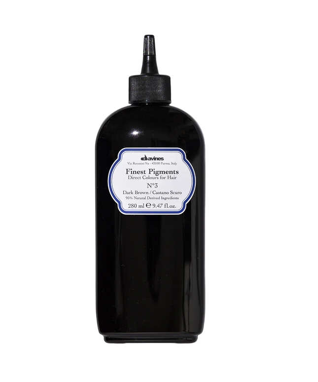 Davines, Finest Gloss, Natural Ingredients, Hair Colouring Pigment, N.3 Dark Brown, 280 ml