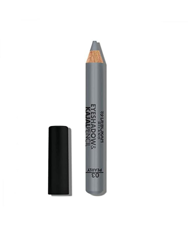 Deborah, Deborah, Blending, Eyeshadow &amp; Kajal Eyeliner 2-In-1, 3, Silver, 2 g