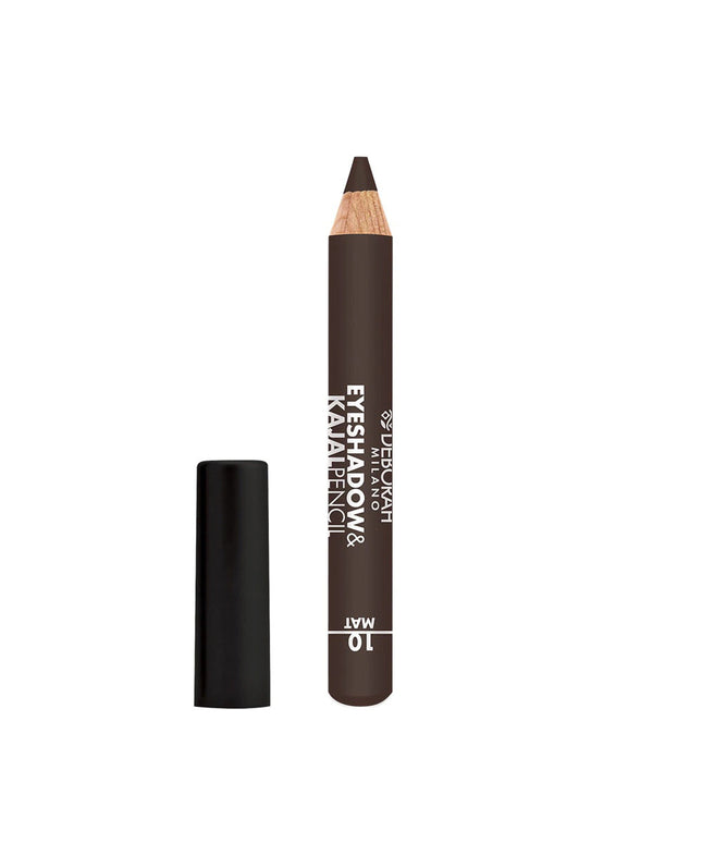 Deborah, Deborah, Blending, Matt, Eyeshadow &amp; Kajal Eyeliner 2-In-1, 10, Brown, 2 g *Tester