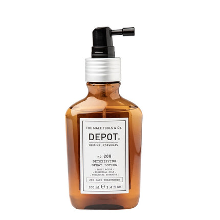 Depot, 200 Hair Treatments No. 208, Botanical Complex, Leave-In Scalp Treatment Lotion, For Detoxing, 100 ml
