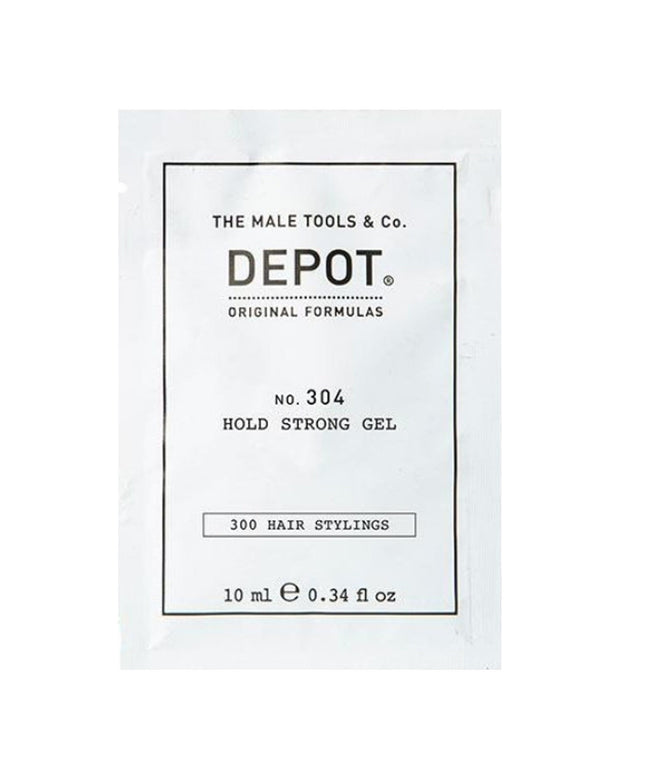 Depot, 300 Hair Stylings No. 304, Botanical, Hair Styling Gel, For Styling, Strong Hold, 10 ml