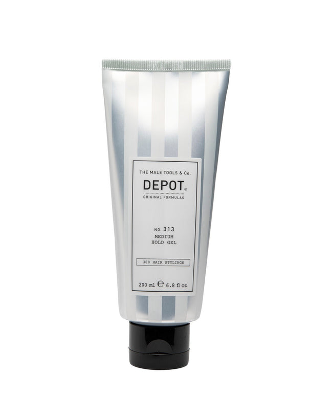 Depot, 300 Hair Stylings No. 313, UV Filter, Hair Styling Gel, Definition &amp; Control, Medium Hold, 200 ml