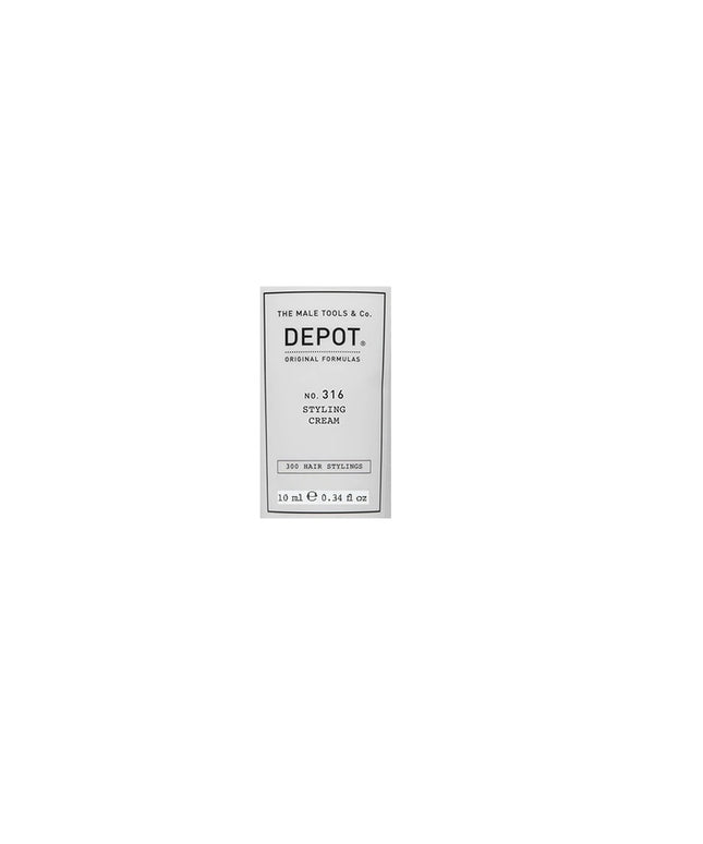 Depot, 300 Hair Stylings No. 316, UV Filter, Hair Styling Cream, Medium Hold, 10 ml