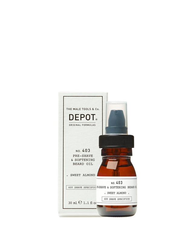 Depot, 400 Shave Specifics No. 403, Sweet Almond, Softening, Pre-Shaving Oil, 30 ml