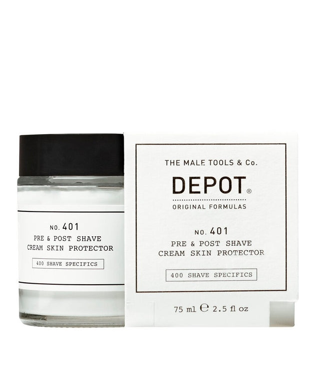 Depot, 400 Shave Specifics No. 401, Soothing, Pre &amp; Post Shaving Cream, 75 ml