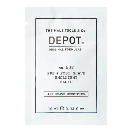 Depot, 400 Shave Specifics No. 402, Essential Oils, Soothing, Pre &amp; Post Shaving Fluid, 10 ml