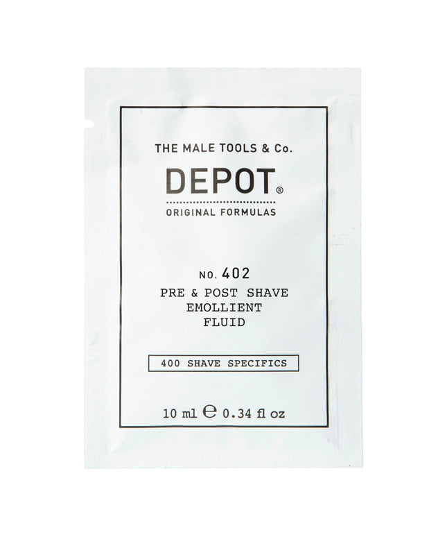 Depot, 400 Shave Specifics No. 402, Essential Oils, Soothing, Pre &amp; Post Shaving Fluid, 10 ml